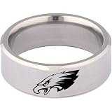 Team Titanium Philadelphia Eagles 8mm Titanium Ring
