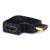 HDMI Right Angle Port Saver Adapter (Male to Female) - 270 Degree - Vertical ...