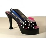 Pink and Black High Heel Shoe Cell Phone Holder
