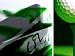 Close-up of Golf Club Irons and Golf Ball on Tee Photographic Poster Print, 24x32