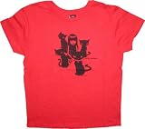 Emily the Strange juniors women's Emily with 4 Cats T-Shirt Red