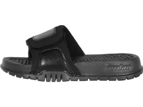 NIKE JORDAN HYDRO 2 (PS) LITTLE KIDS 429531-001 (1, BLACK/METALLIC SILVER)