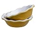 Emile Henry Provencal 5-Inch Individual Pie Dish, Set of 2, Citron Yellow