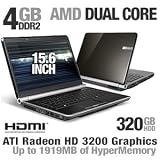 414TRRVDYjL. SL160  Gateway NV5214U Refurbished Notebook PC   AMD Athlon 64 X2 QL 64 2.1GHz, 4GB DDR2, 320GB HDD, DVDRW, 15.6, Vista Home Premium 64 bit