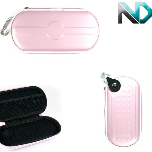 -Cyber Monday- Universal E- Cigarette Case / Travel Mate fits Atomo Mod[Pink PVC Material] & Complimentary NextDia ™ Velcro Cable Wrap