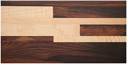 Handmade Reversible Flat Grain Cutting Board with Custom Sizes and Hardwoods