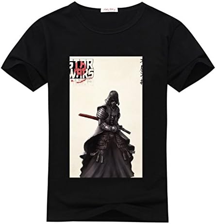 Skullflowers Mens T-Shirt Samurai Darth Vader Star Wars XXX-Large Black