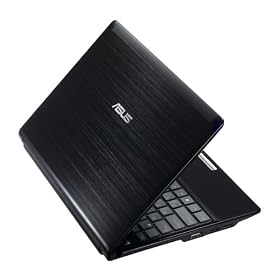 Top side ASUS UL30A-X5 Thin and Light 13.3-Inch Black Laptop
