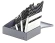 Bosch BL0060 Wire Gauge 1 to 60 Black Oxide 60 Piece Twist Drill Bit Assortment with Metal Index