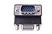 SMAKN 90 15-pin VGA Male to Female M/f Right Angle Adapter