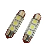 LEDライセンスバルブ（ナンバープレートライト）for：importcar　37mm・3SMD-LED　BMW・ベンツ・フォルクスワーゲン・アウディ　警告対策品 左右２個セット
