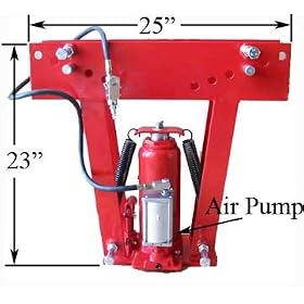 Click here to buy 16 Ton AIR Hydraulic Pipe Tube Bender Bending.