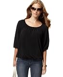 MICHAEL Michael Kors Top, Elbow Sleeve Blouson Knit