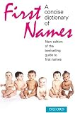 A Concise Dictionary of First Names