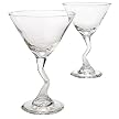 Z-Stem Martini Glasses Set of 8