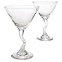 Z-Stem Martini Glasses Set of 8