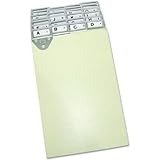 Master Products 14254 Posting/Ledger Tray Metal Tab Index Set of 25 Press-Board Dividers for 6x9 Sheets, with A-Z and Blank Inserts