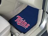 Minnesota Twins Printed Carpet Car Mat 2 Piece Set