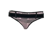 Becca Black Pink Crochet Swimsuit-bottom w/Belt L