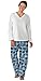 PajamaGram Blue Snowflake Fleece Matching Family Pajama Set