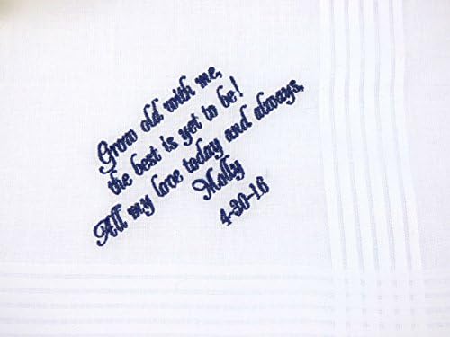 Personalized Groom Handkerchief