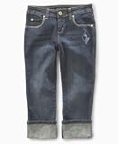 Baby Phat Girls Convertible Capri Jeans