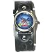 Vintage Ink #VI-W31A Women's Tattoo Inspired Wide Leather Strap Watch