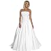 White Bridal Gown, Informal Wedding Dress, Wedding Gown (B8020)-10