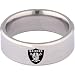 Sporting Goods : Team Titanium Oakland Raiders 8mm Titanium Ring