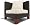 Strathwood Camano All-Weather Wicker Sectional Sofa Seat, Left