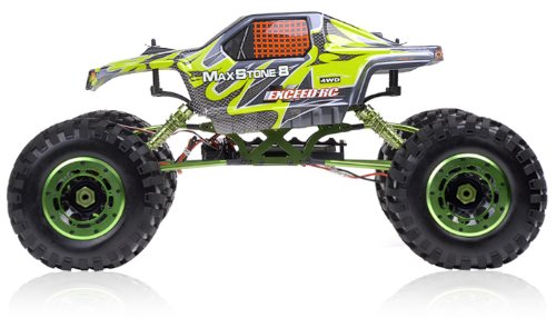 1/8th Scale 2.4Ghz Exceed RC MaxStone 4WD Powerful Electric Remote Control Rock Crawler 100% RTR