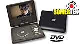Somertek 7 inch Black Portable DVD Player TV Media Player and Games System