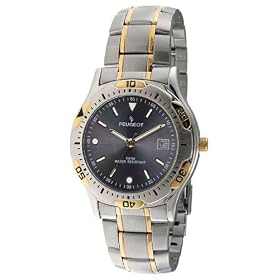 Peugeot Mens 121GY Two-Tone Sport Bracelet Watch