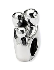 Reflection Beads Silver Family of Three Family Bead