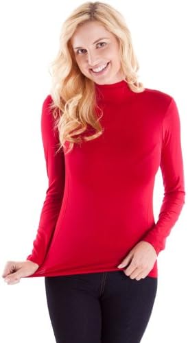 Clothes Effect Women's Seamless Long Sleeve Turtleneck Top