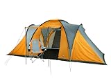 Grand Canyon Familienzelt DAYTONA (6 Personen), Sand/ Grau, 530x380x200