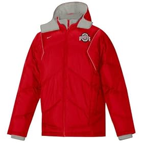 Nike Ohio State Buckeyes Scarlet Conference Down Jacket by Nike
