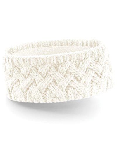 Beechfield Vermont Ladies/Womens Winter Headband (One Size) (Off White)