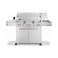 Weber 2780001 Summit S-670 Grill, Propane, Stainless Steel