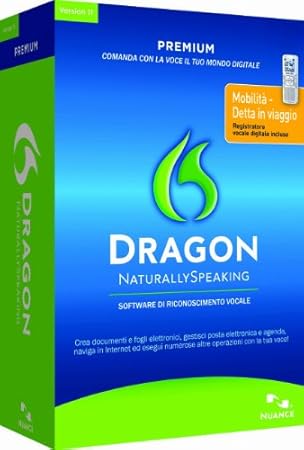 Dragon NaturallySpeaking 11 Premium Mobile (con registratore portatile)