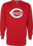 Cincinnati Reds Red Primary Logo Thermal Long Sleeve Shirt