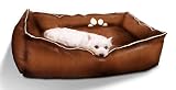 Hundebett aus Leder Hundekorb von DogSmoothy - Gr. XXXL