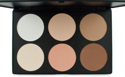 Frola Cosmetics Professional 6 Colors Contour Face Power Foundation Makeup Palette #01