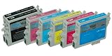 Epson T0481(2x)/T0482/T0483/T0484/T0485/T0486 (7 Pack) Compatible Inkjet Cartridges - 2 Black, 1 Cyan, 1 Magenta, 1 Yellow, 1 Photo Cyan, 1 Photo Magenta