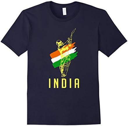 Men's Cricket Tshirt India Medium Navy