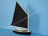 Fun Yacht Black Sails Wooden Model Yacht