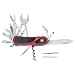 Wenger 16813 Swiss Army EvoGrip S557 Pocket Knife, Red and Black