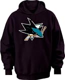 San Jose Sharks Majestic Tek Patch Fleece Hooded Sweatshirt