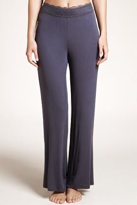 Autograph Modal Rich Ribbed Lace Pyjama Bottoms