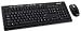Microsoft 700 Wireless Keyoard and Mouse: Arabic Letters Customized Black Keys with Original English Letters (White) Microsoft Wireless Black Computer Keyboard and Mouse Set